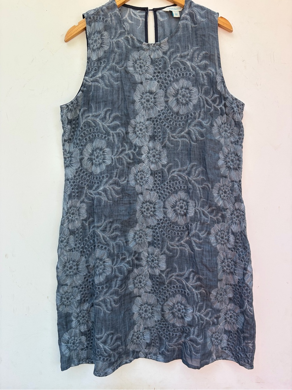Sundance Catalog Embroidered Floral Dress